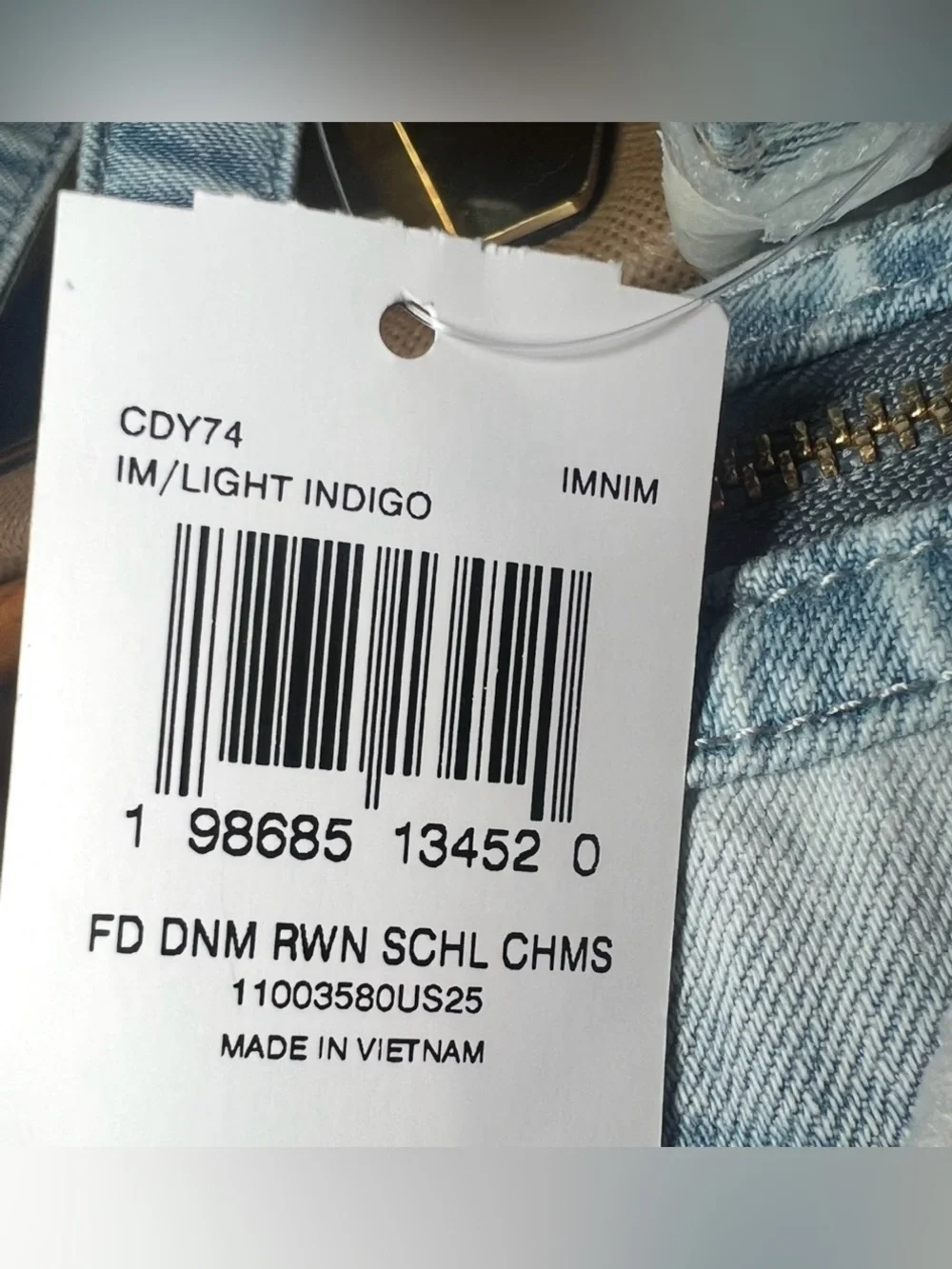 Coach Medium Rowan- Much Loved Denim with Bonus Charm - Picture 9 of 9